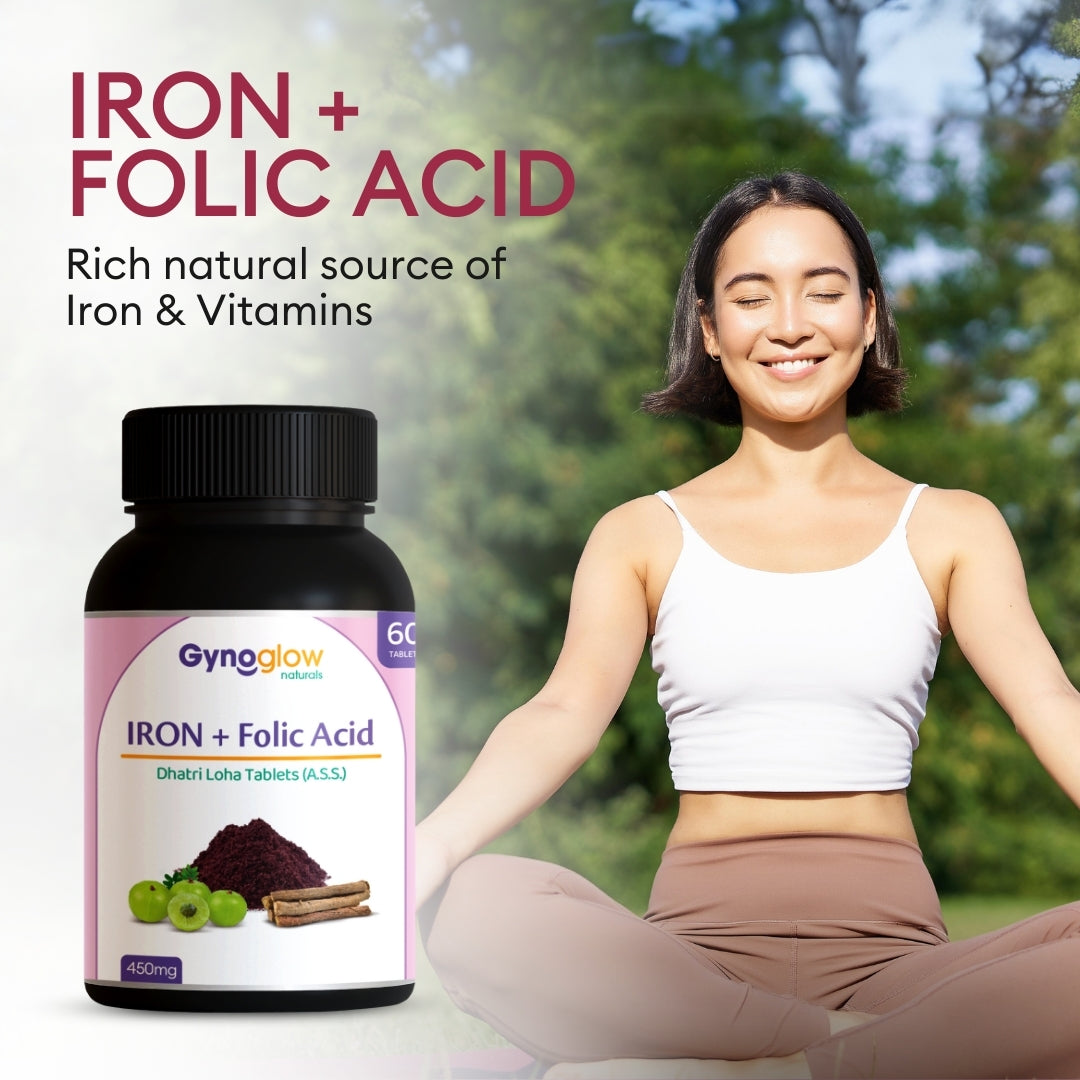 Iron - Folic - Boosts Haemoglobin & Oxygen Levels