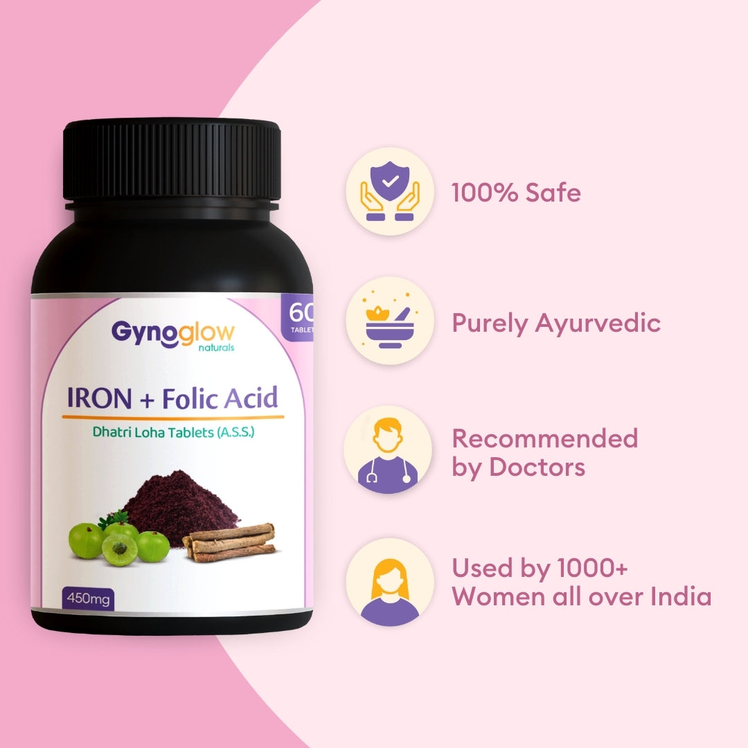 Iron - Folic - Boosts Haemoglobin & Oxygen Levels