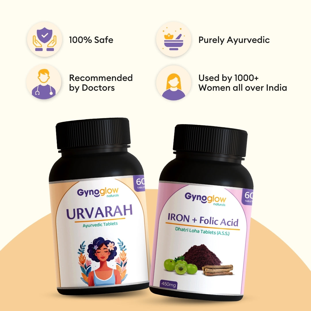 Urvarah + Iron Folic Acid - Conceive Naturally & Have a Healthy Pregnancy