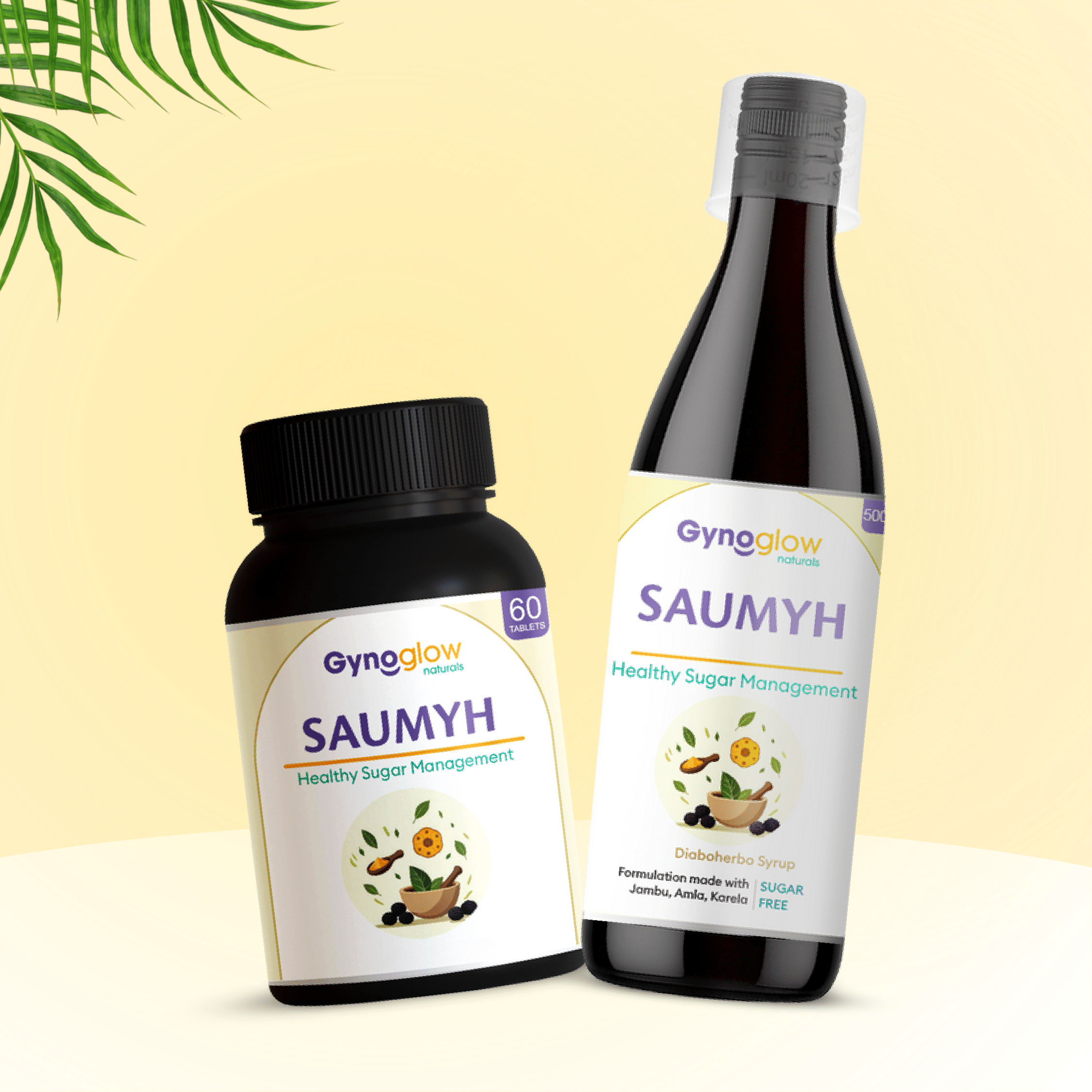 Saumyh (Juice, Tablet) - Naturally control your sugar levels every day