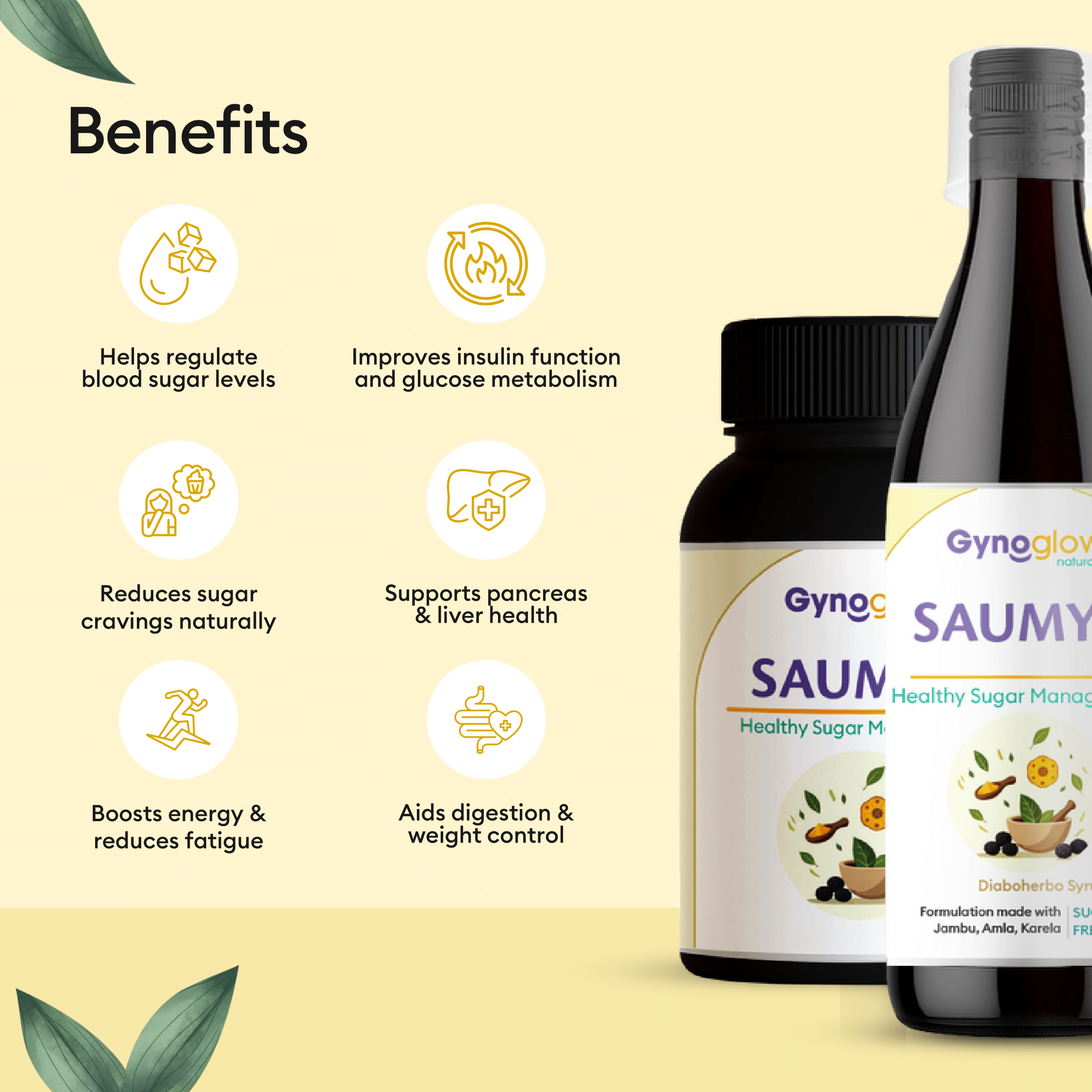 Saumyh (Juice, Tablet) - Naturally control your sugar levels every day